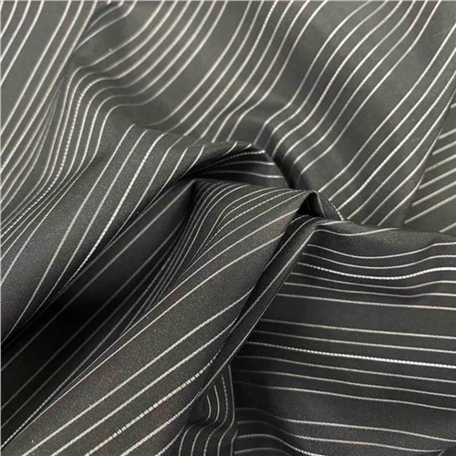 Kain Poliester : 66 Gsm, 100% Poliester, Benang Dicelup, Stripe